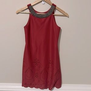 Girls red holiday Christmas dress size 10